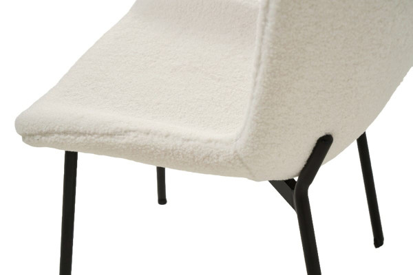 Стул Vetro Mebel M-49 Айвори-черный Ткань-7