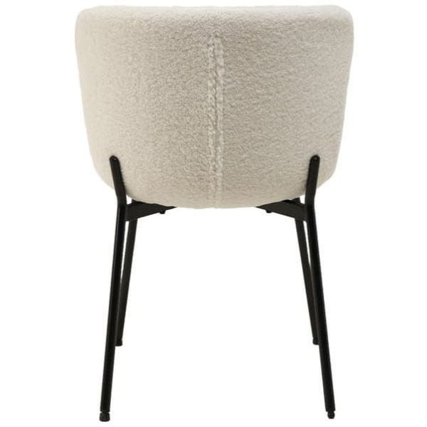 Стул Vetro Mebel M-49 Айвори-черный Ткань-4