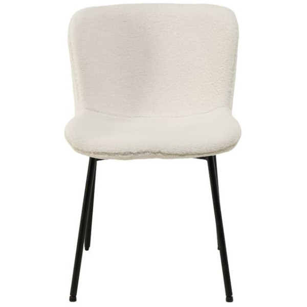 Стул Vetro Mebel M-49 Айвори-черный Ткань-1