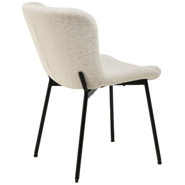 Стул Vetro Mebel M-49 Айвори-черный Ткань-3
