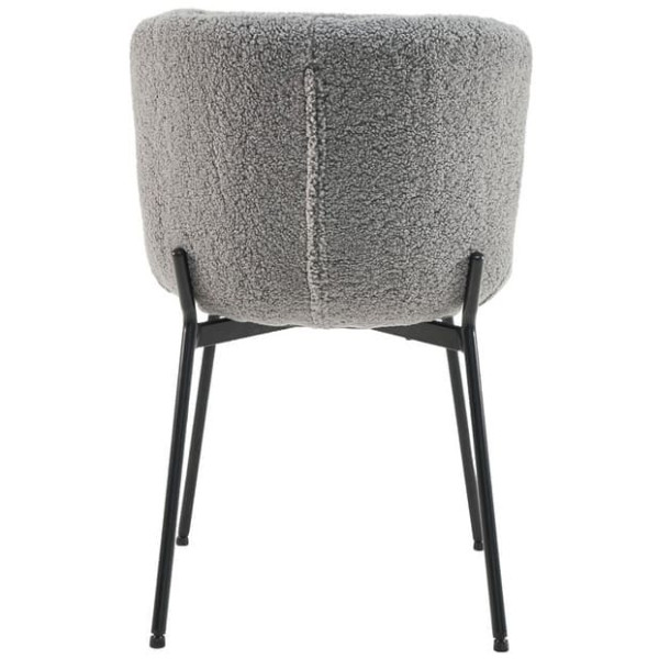 Стілець Vetro Mebel M-49 Сірий-чорний Тканина-6