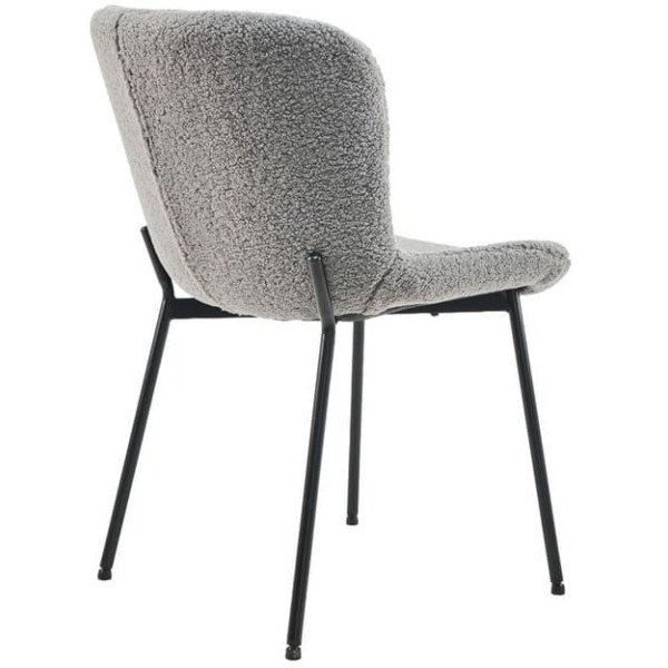Стілець Vetro Mebel M-49 Сірий-чорний Тканина-5