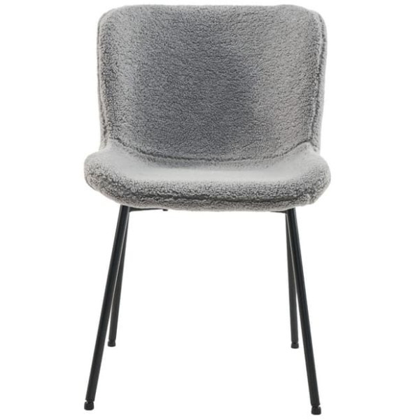 Стілець Vetro Mebel M-49 Сірий-чорний Тканина-3