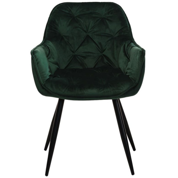 Стул кресло Vetro Mebel M-65 Изумрудный велюр-3