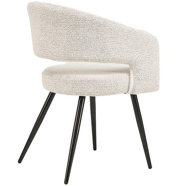 Стул Vetro Mebel M-68 Белый песок-черный Ткань-3