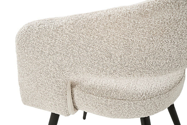 Стул Vetro Mebel M-68 Белый песок-черный Ткань-7