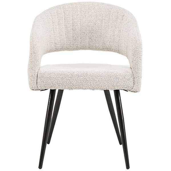 Стул Vetro Mebel M-68 Белый песок-черный Ткань-1