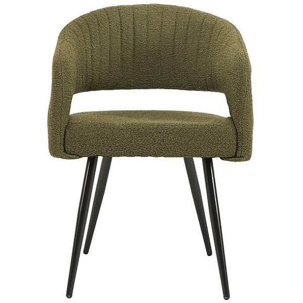 Стілець Vetro Mebel M-68 Оливково-чорний Тканина-4