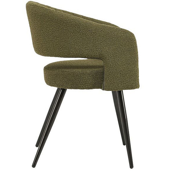 Стілець Vetro Mebel M-68 Оливково-чорний Тканина-5