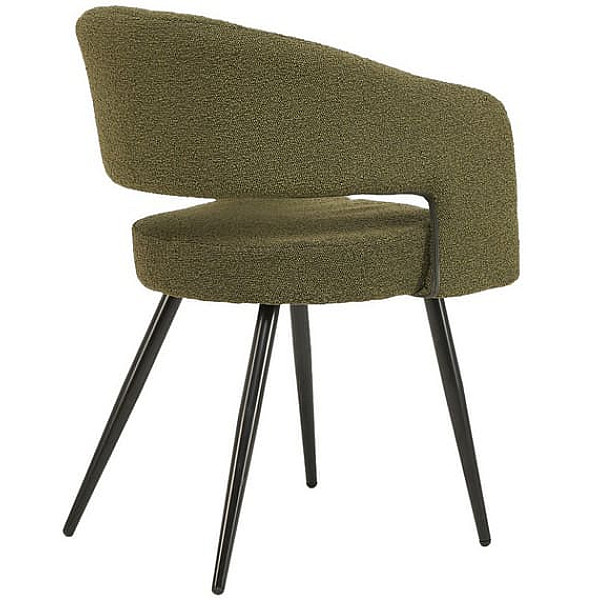 Стілець Vetro Mebel M-68 Оливково-чорний Тканина-6