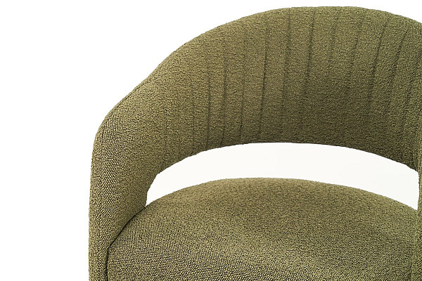 Стілець Vetro Mebel M-68 Оливково-чорний Тканина-9