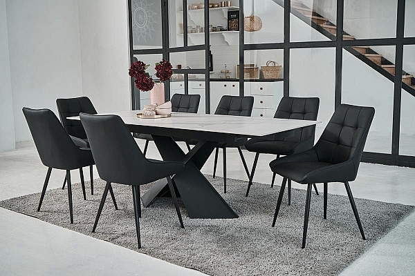 Стул Vetro Mebel M-75 Черный экокожа-2