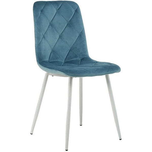 Стул Vetro Mebel N-41 Голубой топаз-белый-0