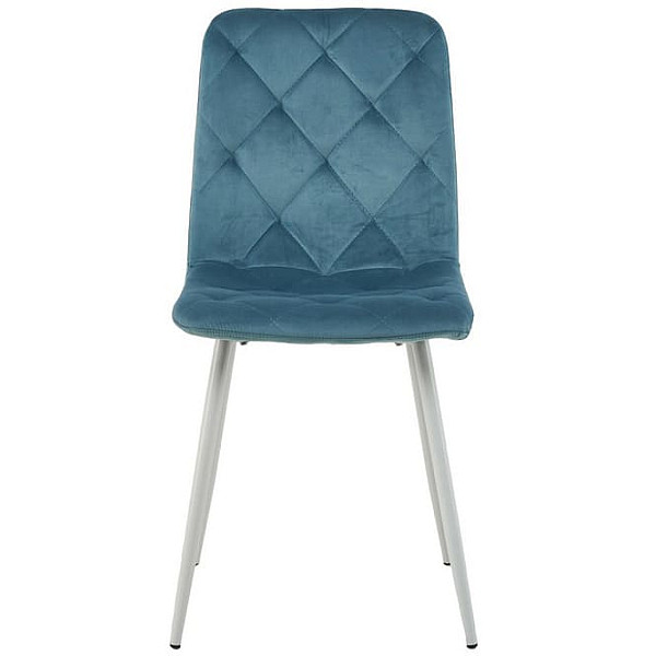 Стул Vetro Mebel N-41 Голубой топаз-белый-2