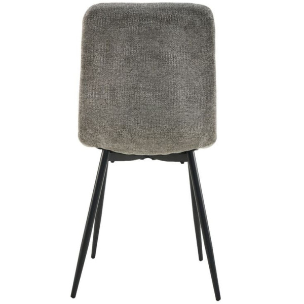 Стілець Vetro Mebel N-41 Сірий-чорний Рогожка-6