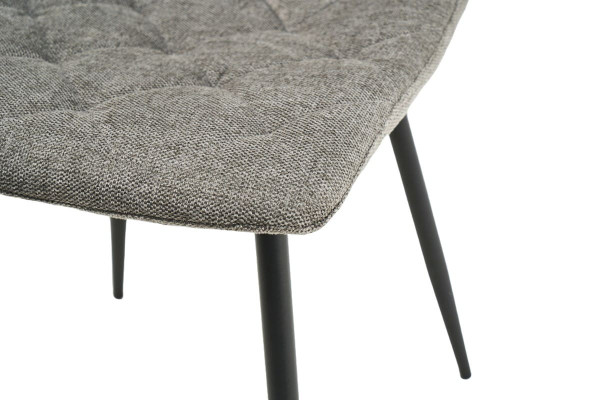 Стілець Vetro Mebel N-41 Сірий-чорний Рогожка-10