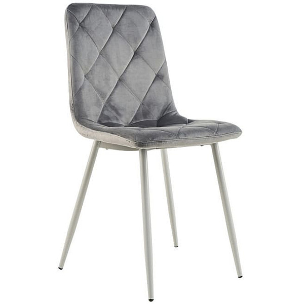 Стул Vetro Mebel N-41 Светло-серый+белый-0