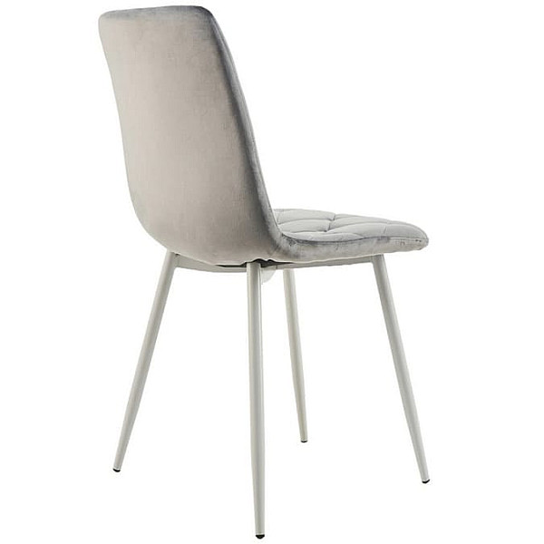 Стул Vetro Mebel N-41 Светло-серый+белый-3