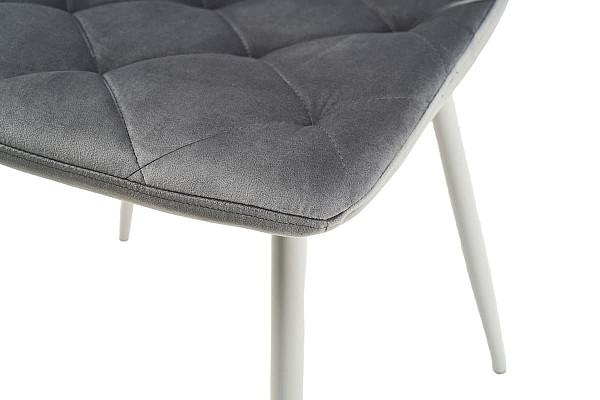 Стул Vetro Mebel N-41 Светло-серый+белый-8