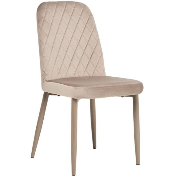 Стул Vetro Mebel N-44 Капучино велюр-0