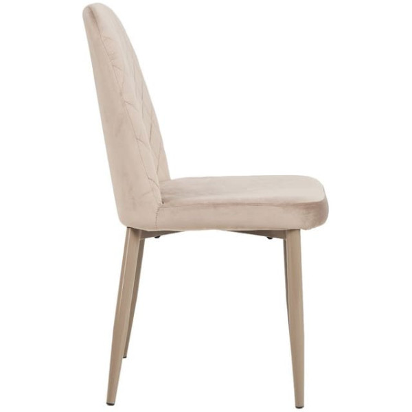 Стул Vetro Mebel N-44 Капучино велюр-5