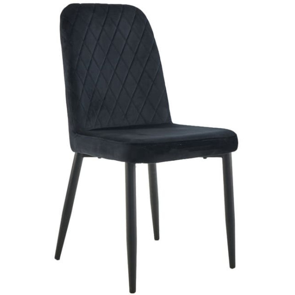 Стул Vetro Mebel N-44 Черный велюр-0