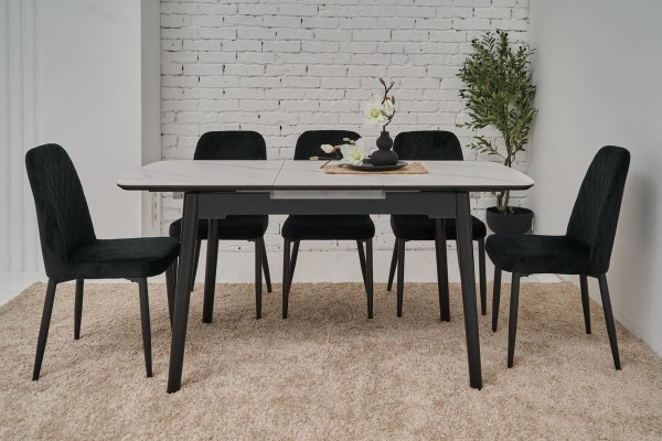 Стул Vetro Mebel N-44 Черный велюр-1