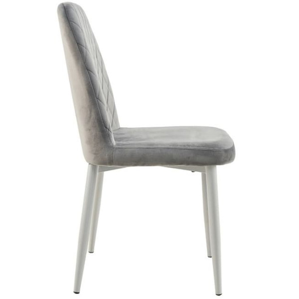 Стілець Vetro Mebel N-44 Сірий велюр-4