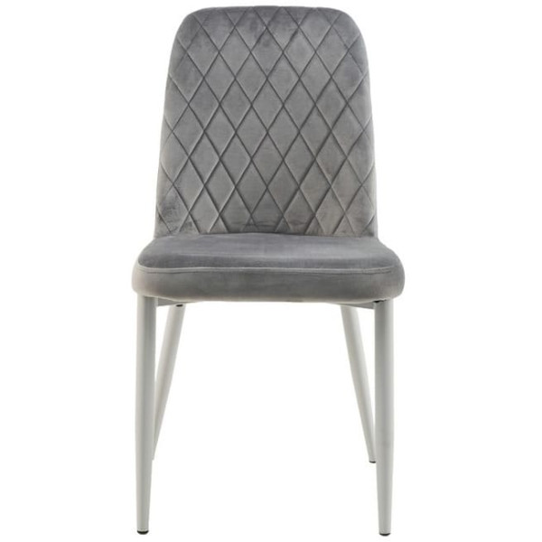 Стілець Vetro Mebel N-44 Сірий велюр-3