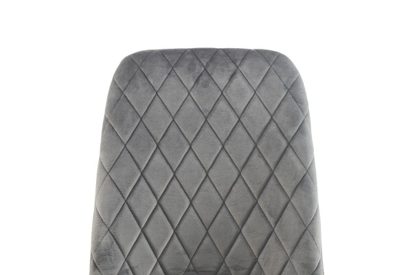 Стілець Vetro Mebel N-44 Сірий велюр-8