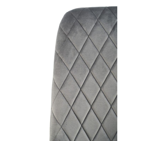 Стілець Vetro Mebel N-44 Сірий велюр-7