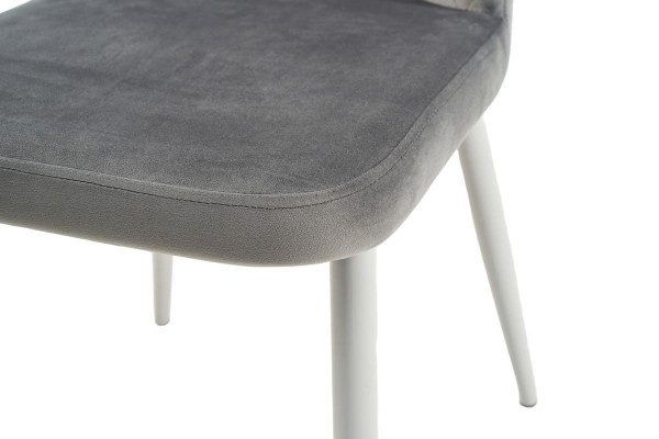 Стілець Vetro Mebel N-44 Сірий велюр-9