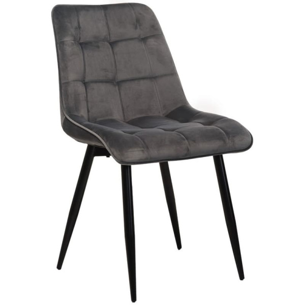 Стул Vetro Mebel N-46 Серый велюр-0