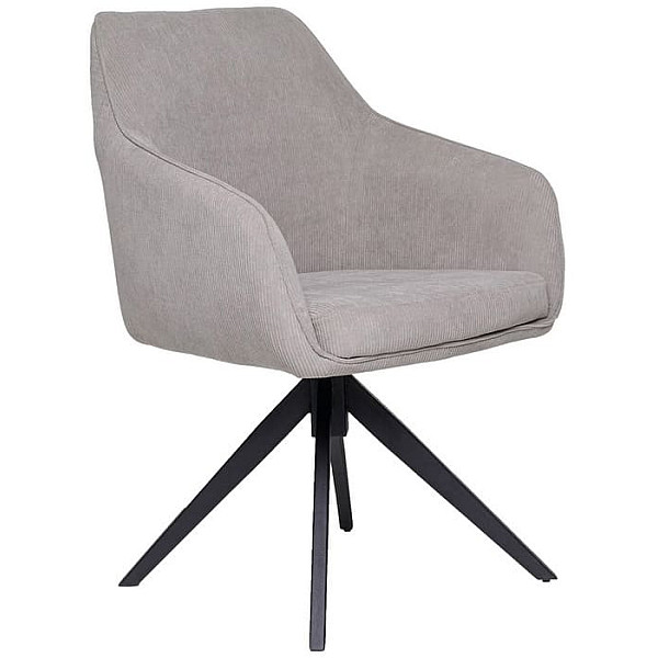 Стул поворотный Vetro Mebel R-100 Серый вельвет-0