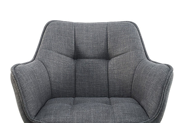 Стул поворотный Vetro Mebel R-69 Серый ткань-8