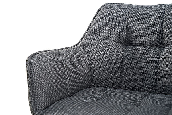 Стул поворотный Vetro Mebel R-69 Серый ткань-9