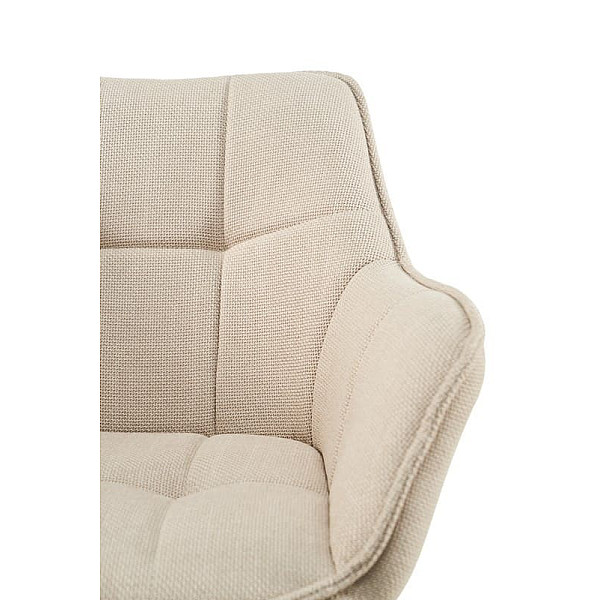 Стул поворотный Vetro Mebel R-69 Айвори ткань-9