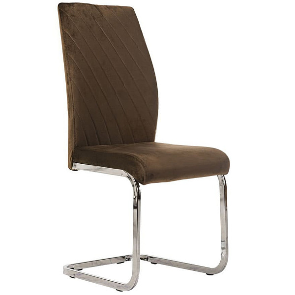 Стілець Vetro Mebel S-118 Коричневий велюр-0