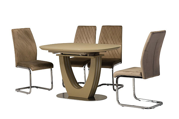 Стілець Vetro Mebel S-118 Коричневий велюр-2