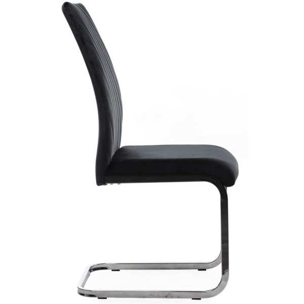 Стілець Vetro Mebel S-118 Чорний велюр-2