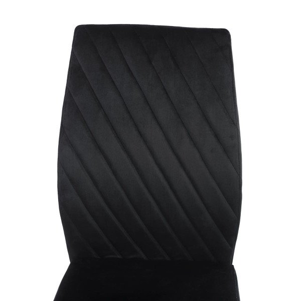 Стілець Vetro Mebel S-118 Чорний велюр-5
