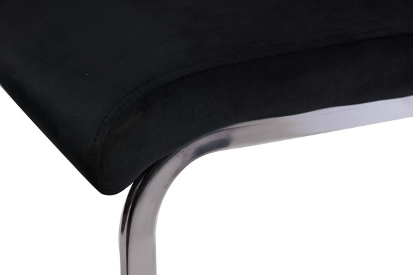 Стілець Vetro Mebel S-118 Чорний велюр-7