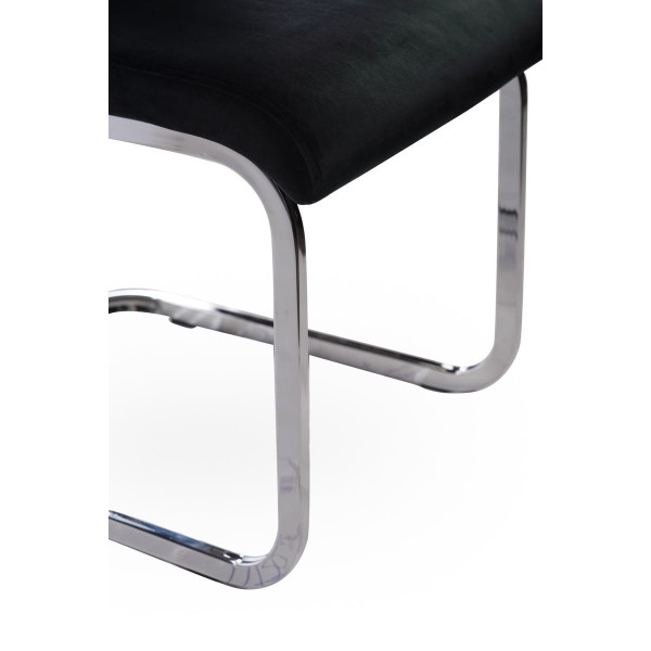 Стілець Vetro Mebel S-118 Чорний велюр-8