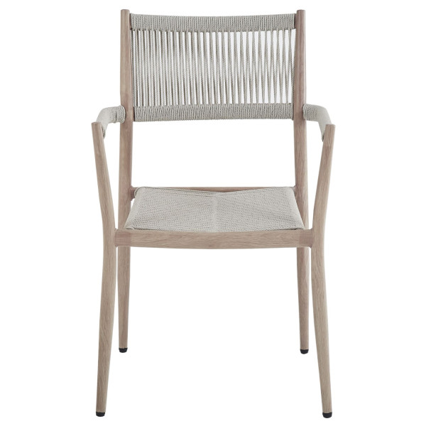 Стілець садовий Vetro Mebel Етна ODC-15 Айворі/білий дуб-5