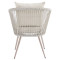 Стілець садовий Vetro Mebel Лукка ODC-10 Айворі/білий дуб-7-thumb