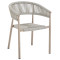 Стілець садовий Vetro Mebel Нолі ODC-20 Айворі/білий дуб-4-thumb