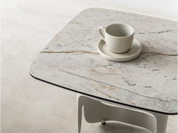 Кавовий стіл Vetro Mebel Арно сільвер рівер/айворі-6