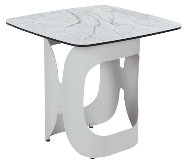 Кавовий стіл Vetro Mebel Арно сільвер рівер/айворі-7