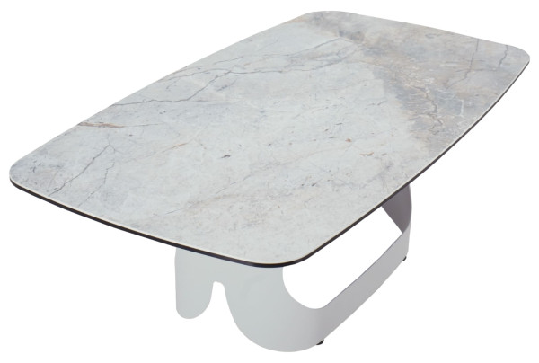 Журнальний стіл Vetro Mebel Арно сільвер рівер/айворі-8