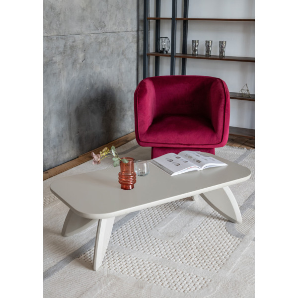 Журнальний стіл Vetro Mebel Аврора C-310 Теплий пісок-4